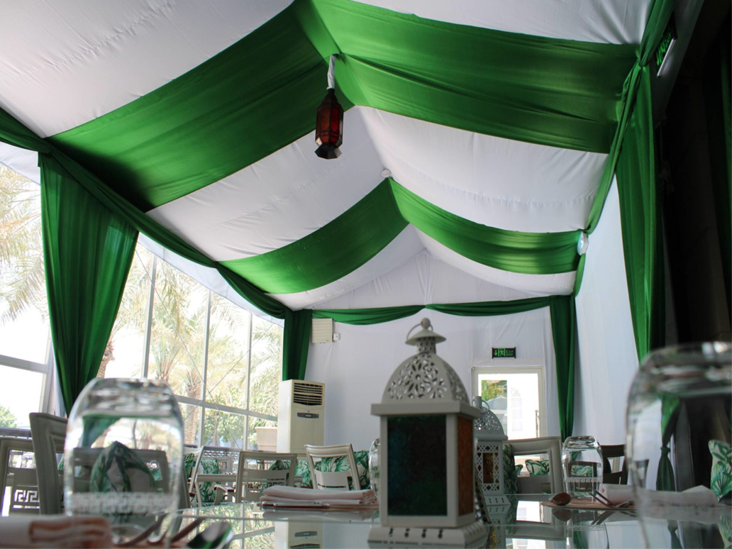 Professional event fit-out setup in Dubai