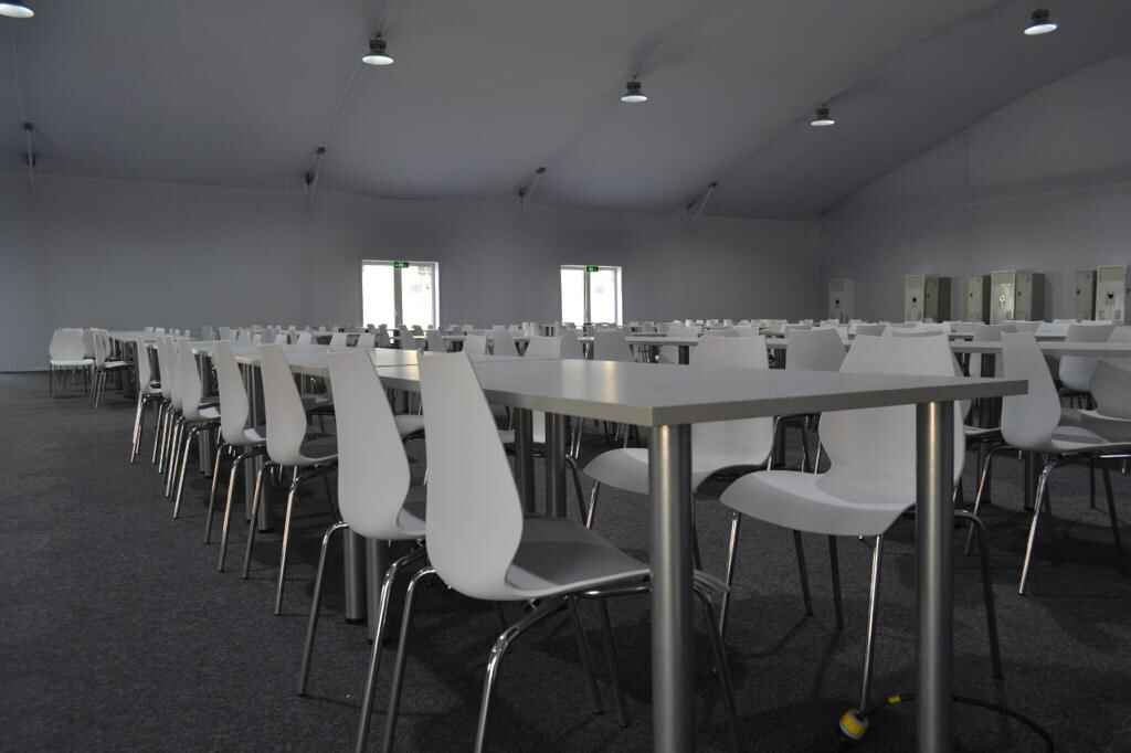 Luxury Arabic majlis tent interior setup in Dubai UAE