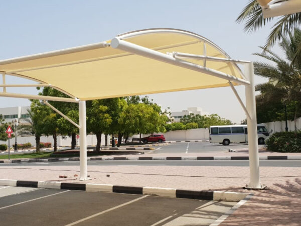 Double Hanging Top Support Cantilever Car Parking Shades