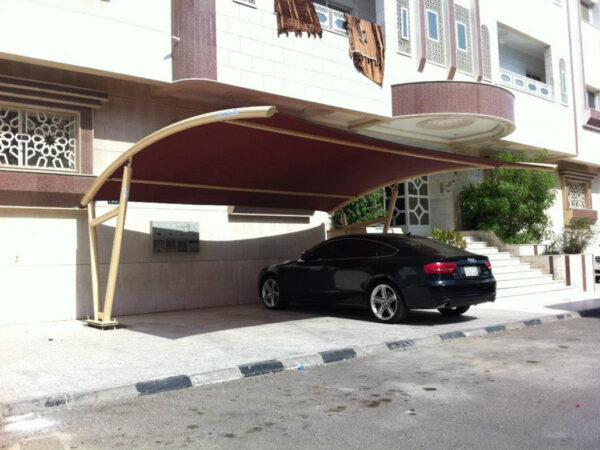Arch Cantilever Car Parking Shades
