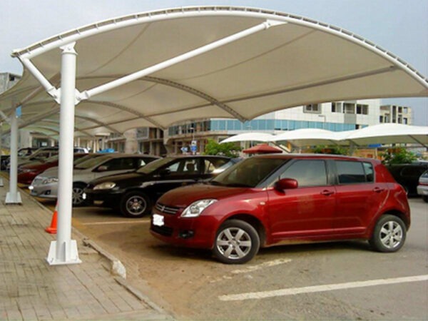 Arch Cantilever Car Parking Shades
