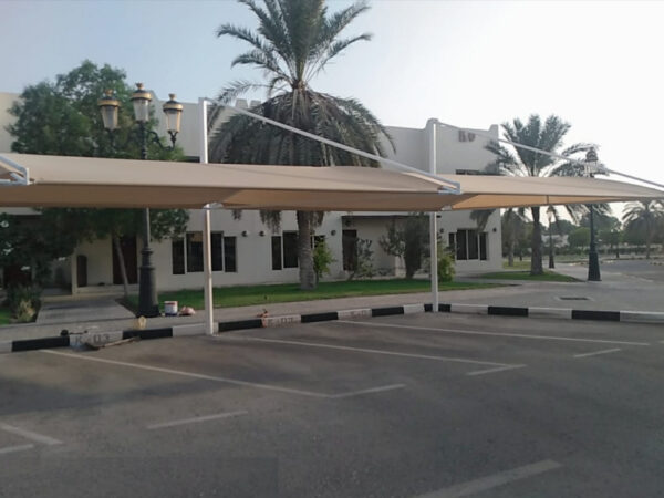 Top Support Cantilever Car Parking Shades