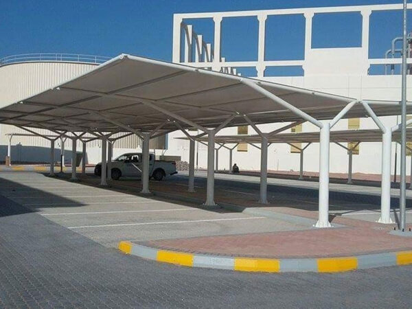 Flat Roof Car Parking Shades