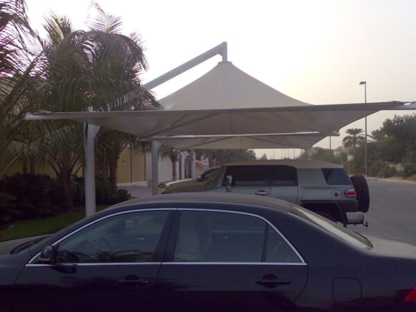 Unipole Car Parking Shades