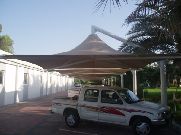 Unipole Car Parking Shades